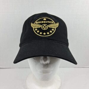 Harry Potter Wizarding World Quidditch Embroidered Black Baseball Cap PTMH0036BM
